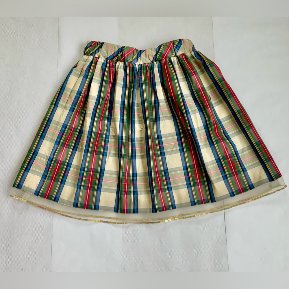 Crewcuts Traditional Plaid Christmas/Holiday Skirt. Girls Size 12.